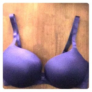 Victoria’s Secret purple lined demi padded bra